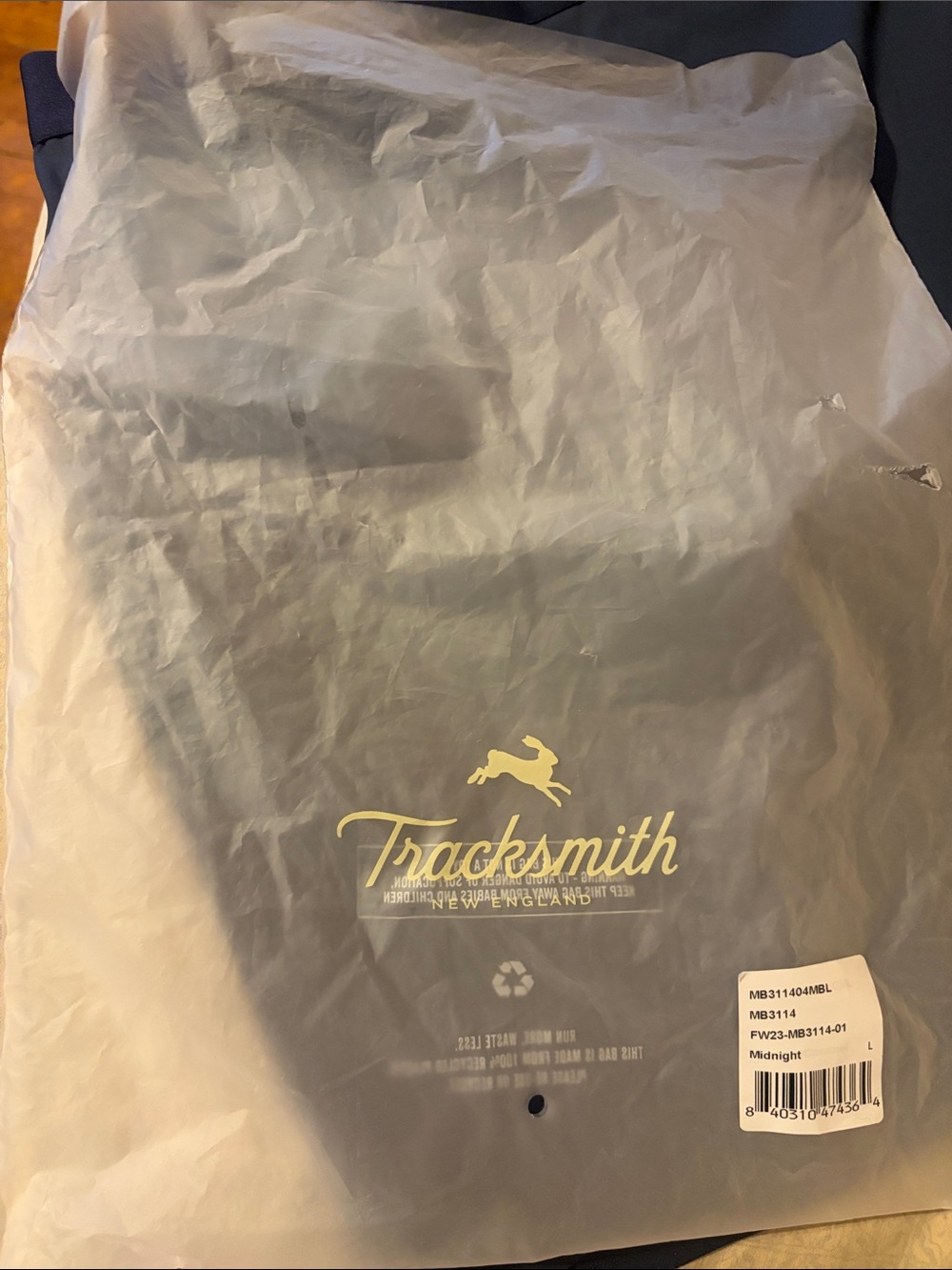 Tracksmith shorts, size large